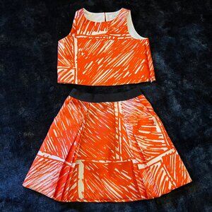 2 piece Milly Mini tank and skirt, size 12